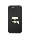 Kup Case Karl Lagerfeld KLHCP13SPKMK Apple iPhone 13 mini schwarz/black hardcase Leder Ikonik Karl`s Head Metal - KLD733BLK - {ean13} - Sklep Home Screen