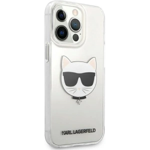 Case Karl Lagerfeld KLHCP13XCTR Apple iPhone 13 Pro Max Hardcase transparent Choupette Kopf