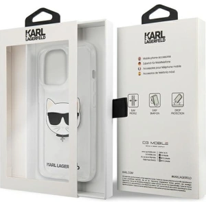 Case Karl Lagerfeld KLHCP13XCTR Apple iPhone 13 Pro Max Hardcase transparent Choupette Kopf