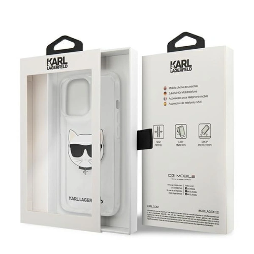 Kup Etui Karl Lagerfeld KLHCP13XCTR Apple iPhone 13 Pro Max carcasă dură transparentă Choupette Head - KLD735CL - {ean13} - Sklep Home Screen