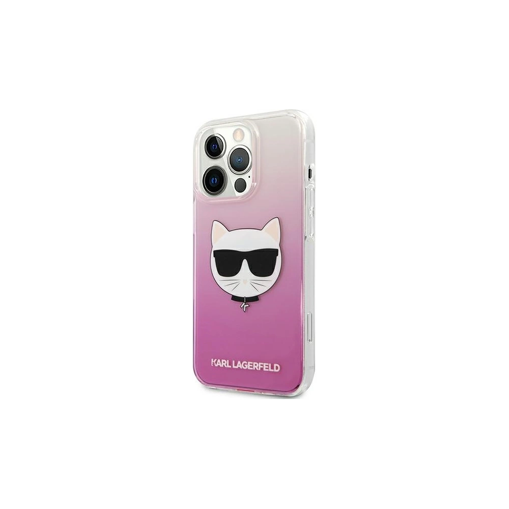 Etui Karl Lagerfeld KLHCP13XCTRP Apple iPhone 13 Pro Max hardcase różowy/pink Choupette Head