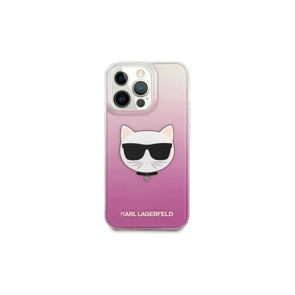 Etui Karl Lagerfeld KLHCP13XCTRP Apple iPhone 13 Pro Max hardcase różowy/pink Choupette Head