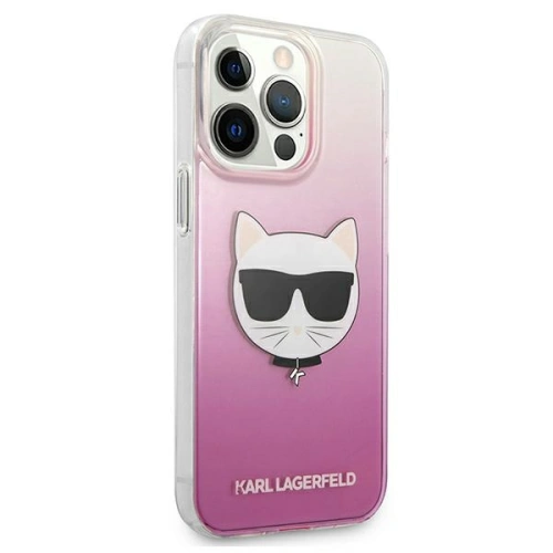 Kup Etui Karl Lagerfeld KLHCP13XCTRP Apple iPhone 13 Pro Max hardcase różowy/pink Choupette Head - KLD736PNK - {ean13} - Sklep Home Screen