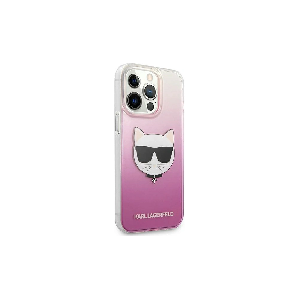 Etui Karl Lagerfeld KLHCP13XCTRP Apple iPhone 13 Pro Max hardcase różowy/pink Choupette Head