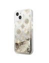 Kup Case Guess GUHCP13SLGPEGO Apple iPhone 13 mini gold/hartschale Peony Liquid Glitter - GUE1381GLD - {ean13} - Sklep Home Screen