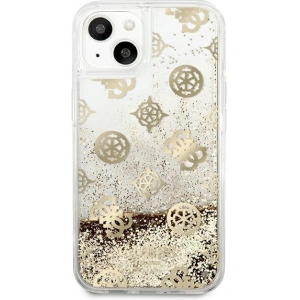 Kup Case Guess GUHCP13SLGPEGO Apple iPhone 13 mini gold/hartschale Peony Liquid Glitter - GUE1381GLD - {ean13} - Sklep Home Screen