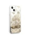 Kup Case Guess GUHCP13SLGPEGO Apple iPhone 13 mini gold/hartschale Peony Liquid Glitter - GUE1381GLD - {ean13} - Sklep Home Screen
