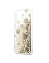 Kup Case Guess GUHCP13SLGPEGO Apple iPhone 13 mini gold/hartschale Peony Liquid Glitter - GUE1381GLD - {ean13} - Sklep Home Screen