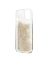 Kup Case Guess GUHCP13SLGPEGO Apple iPhone 13 mini gold/hartschale Peony Liquid Glitter - GUE1381GLD - {ean13} - Sklep Home Screen