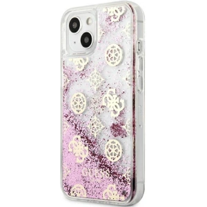 Kup Case Guess GUHCP13SLGPEPI Apple iPhone 13 mini rosa/pink Hardcase Peony Liquid Glitter - GUE1382PNK - {ean13} - Sklep Home Screen
