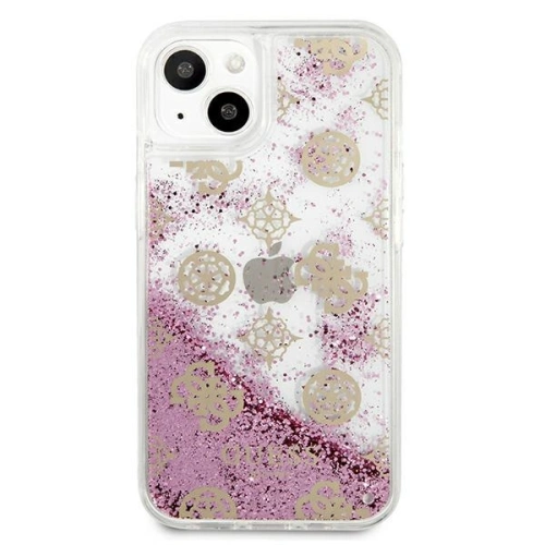 Kup Etui Guess GUHCP13SLGPEPI Apple iPhone 13 mini różowy/pink hardcase Peony Liquid Glitter - GUE1382PNK - {ean13} - Sklep Home Screen