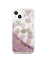 Kup Etui Guess GUHCP13SLGPEPI Apple iPhone 13 mini różowy/pink hardcase Peony Liquid Glitter - GUE1382PNK - {ean13} - Sklep Home Screen