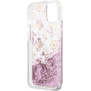 Kup Case Guess GUHCP13SLGPEPI Apple iPhone 13 mini rosa/pink Hardcase Peony Liquid Glitter - GUE1382PNK - {ean13} - Sklep Home Screen