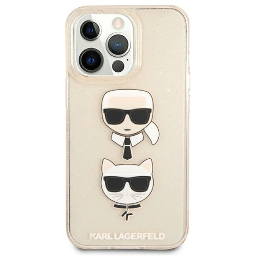 Kup Etui Karl Lagerfeld KLHCP13XKCTUGLGO Apple iPhone 13 Pro Max aurie/gold hardcase Glitter Karl`s & Choupette - KLD737GLD - {ean13} - Sklep Home Screen