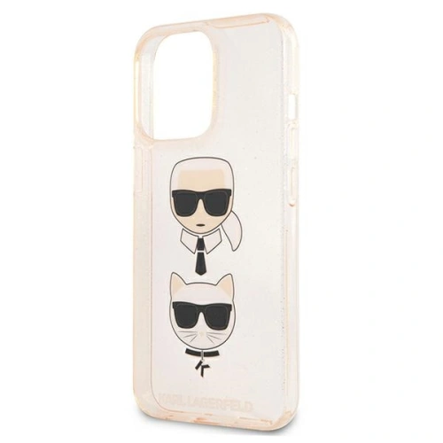 Kup Etui Karl Lagerfeld KLHCP13XKCTUGLGO Apple iPhone 13 Pro Max aurie/gold hardcase Glitter Karl`s & Choupette - KLD737GLD - {ean13} - Sklep Home Screen