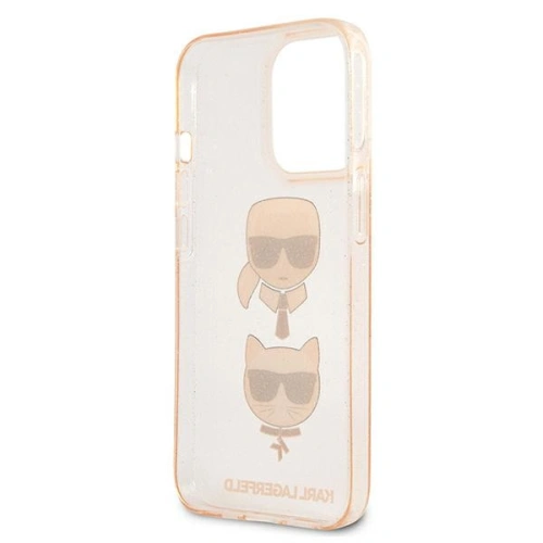 Kup Etui Karl Lagerfeld KLHCP13XKCTUGLGO Apple iPhone 13 Pro Max arany/hardcase Glitter Karl's & Choupette - KLD737GLD - {ean13} - Sklep Home Screen