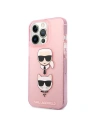Kup Etui Karl Lagerfeld KLHCP13XKCTUGLP Apple iPhone 13 Pro Max różowy/pink hardcase Glitter Karl`s & Choupette - KLD738PNK - {ean13} - Sklep Home Screen
