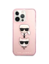 Kup Etui Karl Lagerfeld KLHCP13XKCTUGLP Apple iPhone 13 Pro Max różowy/pink hardcase Glitter Karl`s & Choupette - KLD738PNK - {ean13} - Sklep Home Screen