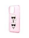 Kup Etui Karl Lagerfeld KLHCP13XKCTUGLP Apple iPhone 13 Pro Max różowy/pink hardcase Glitter Karl`s & Choupette - KLD738PNK - {ean13} - Sklep Home Screen