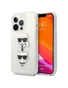 Etui Karl Lagerfeld KLHCP13XKCTUGLS Apple iPhone 13 Pro Max argintiu/silver hardcase Glitter Karl`s & Choupette