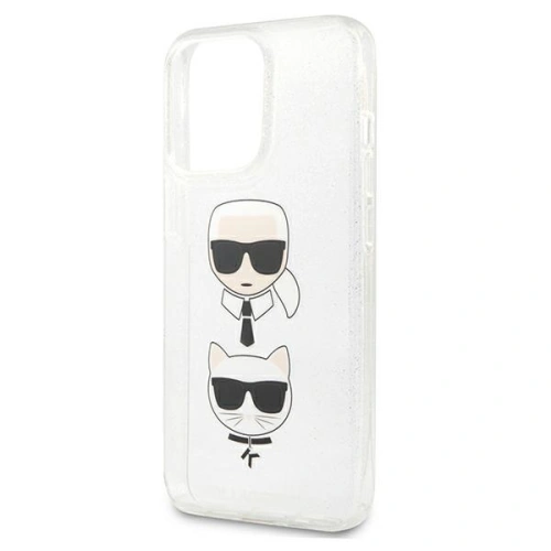 Kup Etui Karl Lagerfeld KLHCP13XKCTUGLS Apple iPhone 13 Pro Max srebrny/silver hardcase Glitter Karl`s & Choupette - KLD739SLV - {ean13} - Sklep Home Screen