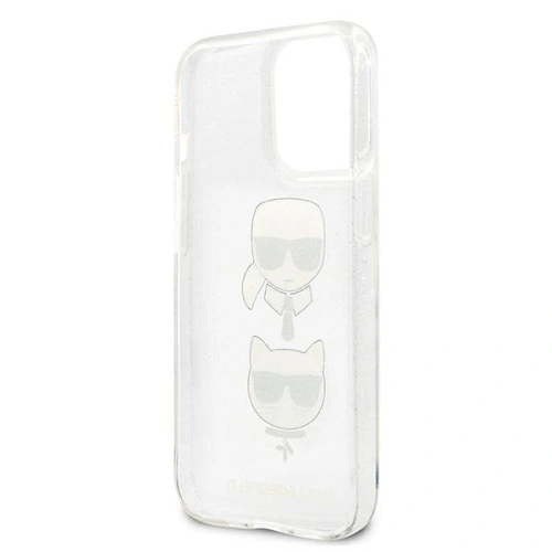 Kup Etui Karl Lagerfeld KLHCP13XKCTUGLS Apple iPhone 13 Pro Max srebrny/silver hardcase Glitter Karl`s & Choupette - KLD739SLV - {ean13} - Sklep Home Screen