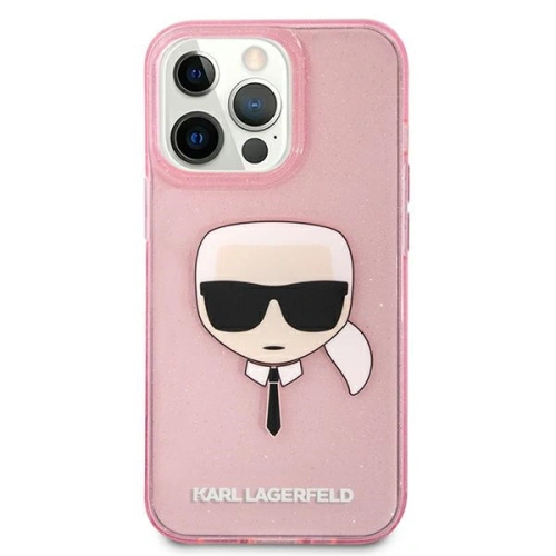 Kup Etui Karl Lagerfeld KLHCP13XKHTUGLP Apple iPhone 13 Pro Max rózsaszín/pink hardcase Csillogó Karl feje - KLD740PNK - {ean13} - Sklep Home Screen