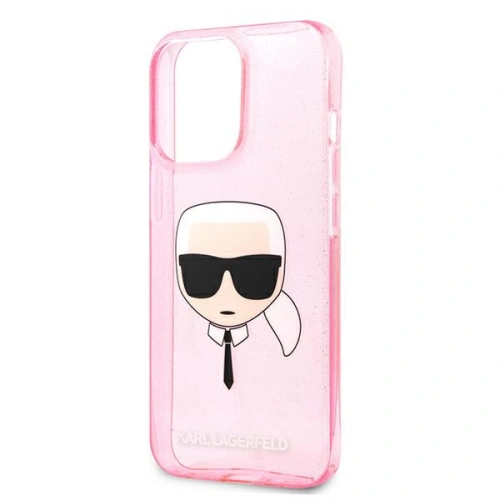Kup Etui Karl Lagerfeld KLHCP13XKHTUGLP Apple iPhone 13 Pro Max rózsaszín/pink hardcase Csillogó Karl feje - KLD740PNK - {ean13} - Sklep Home Screen