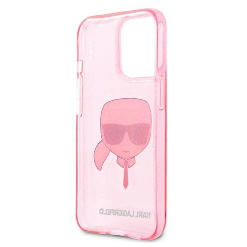 Kup Etui Karl Lagerfeld KLHCP13XKHTUGLP Apple iPhone 13 Pro Max rózsaszín/pink hardcase Csillogó Karl feje - KLD740PNK - {ean13} - Sklep Home Screen