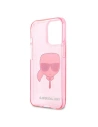 Kup Etui Karl Lagerfeld KLHCP13XKHTUGLP Apple iPhone 13 Pro Max rózsaszín/pink hardcase Csillogó Karl feje - KLD740PNK - {ean13} - Sklep Home Screen