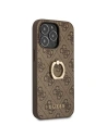 Buy Guess GUHCP13X4GMRBR Apple iPhone 13 Pro Max brown hardcase 4G with ring stand - GUE1386BR - {ean13} - Home Screen Store Europe