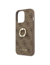 Buy Guess GUHCP13X4GMRBR Apple iPhone 13 Pro Max brown hardcase 4G with ring stand - GUE1386BR - {ean13} - Home Screen Store Europe