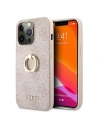 Case Guess GUHCP13X4GMRPI Apple iPhone 13 Pro Max rosa/pink Hardcase 4G mit Ringständer