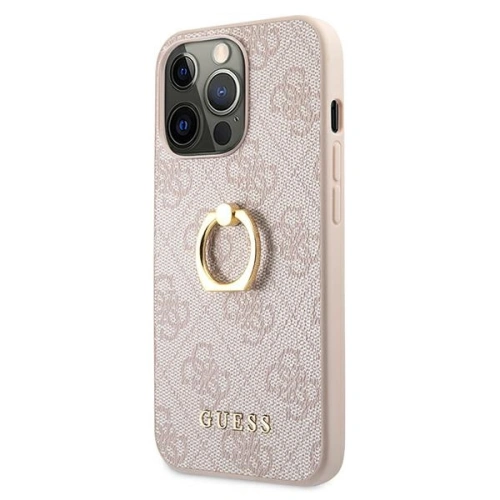 Kup Etui Guess GUHCP13X4GMRPI Apple iPhone 13 Pro Max różowy/pink hardcase 4G with ring stand - GUE1387PNK - {ean13} - Sklep Home Screen