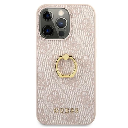 Kup Etui Guess GUHCP13X4GMRPI Apple iPhone 13 Pro Max różowy/pink hardcase 4G with ring stand - GUE1387PNK - {ean13} - Sklep Home Screen