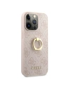 Buy Guess GUHCP13X4GMRPI Apple iPhone 13 Pro Max pink hardcase 4G with ring stand - GUE1387PNK - {ean13} - Home Screen Store Europe