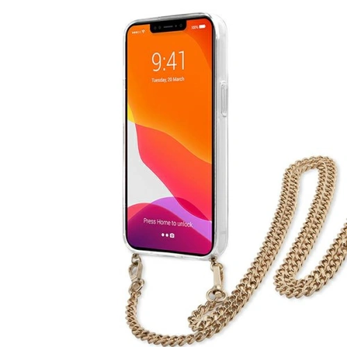 Kup Etui Guess GUHCP13XKBCLE Apple iPhone 13 Pro Max Leopard hardcase Gold Strap - GUE1388 - {ean13} - Sklep Home Screen