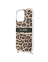 Kup Etui Guess GUHCP13XKBCLE Apple iPhone 13 Pro Max Leopard hardcase Gold Strap - GUE1388 - {ean13} - Sklep Home Screen