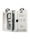 Buy Karl Lagerfeld KLHCP13XOKPG Apple iPhone 13 Pro Max silver hardcase Saffiano Ikonik Karl`s Patch - KLD742SLV - {ean13} - Home Screen Store Europe