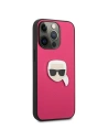Kup Case Karl Lagerfeld KLHCP13XPKMP Apple iPhone 13 Pro Max rosa/pink Hardcase Leder Ikonik Karls Kopf Metall - KLD745PNK - {ean13} - Sklep Home Screen
