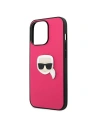 Kup Case Karl Lagerfeld KLHCP13XPKMP Apple iPhone 13 Pro Max rosa/pink Hardcase Leder Ikonik Karls Kopf Metall - KLD745PNK - {ean13} - Sklep Home Screen