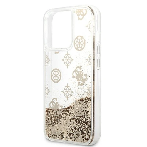Kup Etui Guess GUHCP13XLGPEGO Apple iPhone 13 Pro Max arany/hardcase Peony Liquid Glitter - GUE1392GLD - {ean13} - Sklep Home Screen