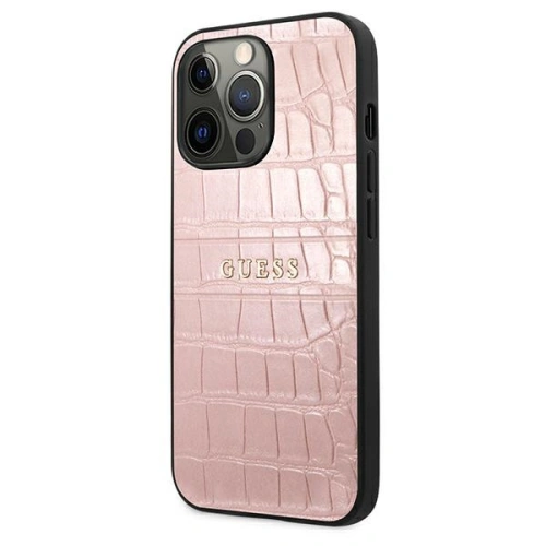 Kup Etui Guess GUHCP13XPCRBPI Apple iPhone 13 Pro Max różowy/pink Croco Strap Collection - GUE1395PNK - {ean13} - Sklep Home Screen