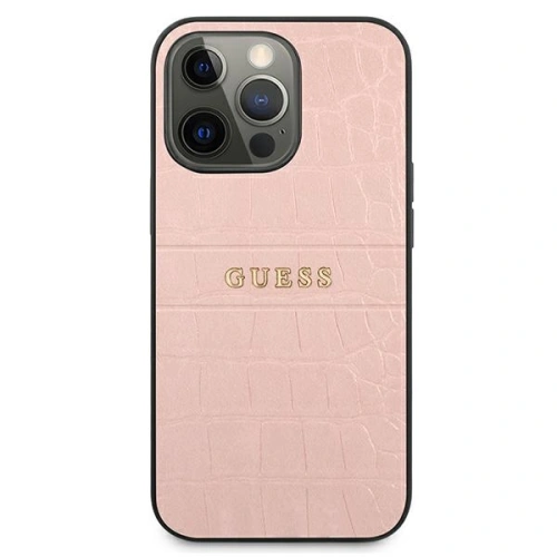 Kup Etui Guess GUHCP13XPCRBPI Apple iPhone 13 Pro Max różowy/pink Croco Strap Collection - GUE1395PNK - {ean13} - Sklep Home Screen