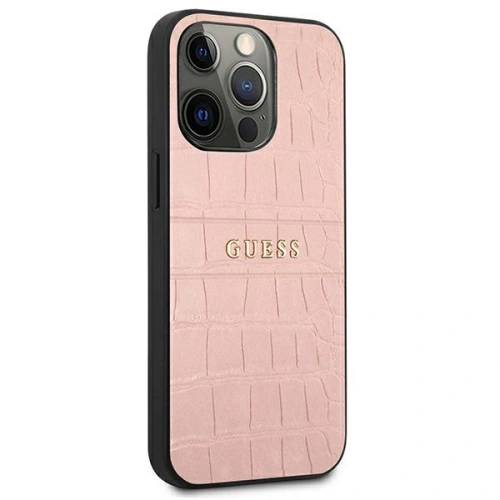 Kup Etui Guess GUHCP13XPCRBPI Apple iPhone 13 Pro Max różowy/pink Croco Strap Collection - GUE1395PNK - {ean13} - Sklep Home Screen