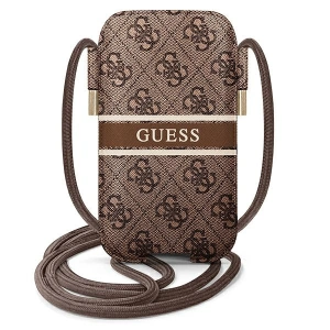 Torebka Guess GUPHL4GDBR 6,7 cala brązowy/brown hardcase 4G Stripe