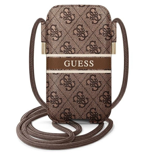 Kup Tasche Guess GUPHL4GDBR 6,7 Zoll braun/brown Hardcase 4G Stripe - GUE1397BR - {ean13} - Sklep Home Screen
