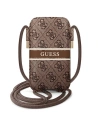 Torebka Guess GUPHL4GDBR 6,7 cala brązowy/brown hardcase 4G Stripe
