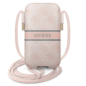 Torebka Guess GUPHL4GDPI 6,7 cala różowy/pink hardcase 4G Stripe