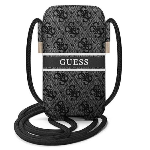 Kup Táska Guess GUPHM4GDGR 6,1 hüvelyk szürke/hardcase 4G Stripe - GUE1402GRY - {ean13} - Sklep Home Screen